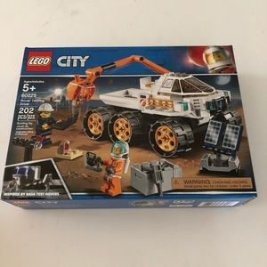 Brand new Lego rover testing drive